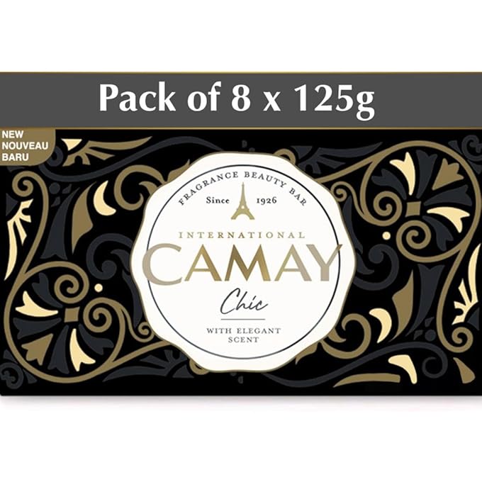 كامي كاماي شيك إنترناشونال بيوتي باث بار | صابون الاستحمام الجميل|عطر فرنسي|لجميع أنواع البشرة 125 جرام|PO8 - Image 1